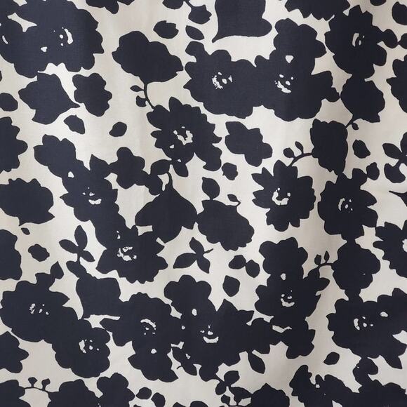 LOFT floral black and white Career pencil skirt size 6 New - Picture 6 of 9